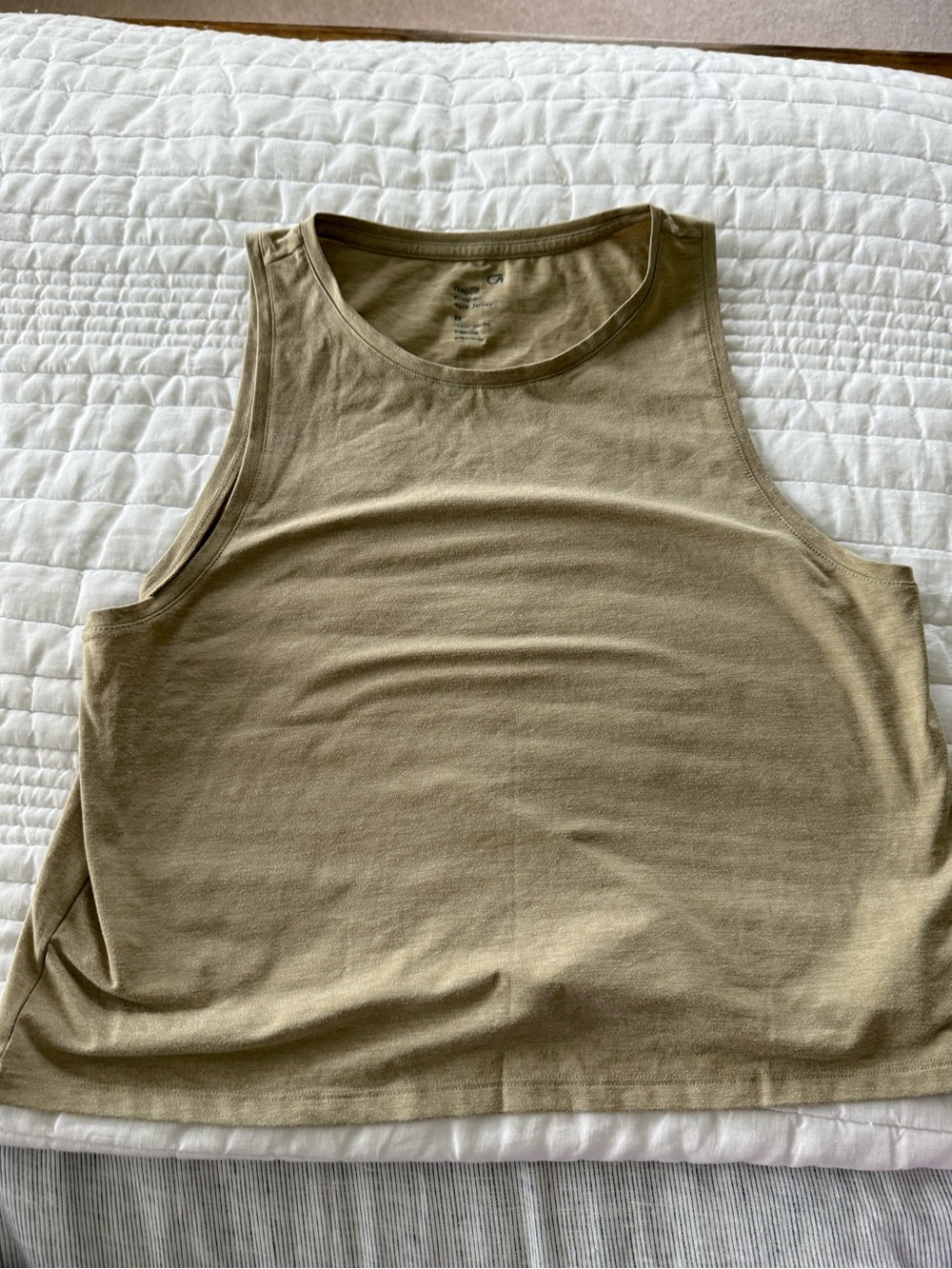 GAP Olive Green Scoop Neck Tank